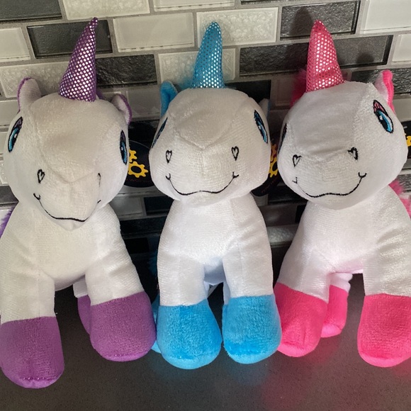 ๐ฆ Standing Unicorn Plush Stuffed Animal Bundle / 7โ - Pink, Blue, Purple - Picture 3 of 16